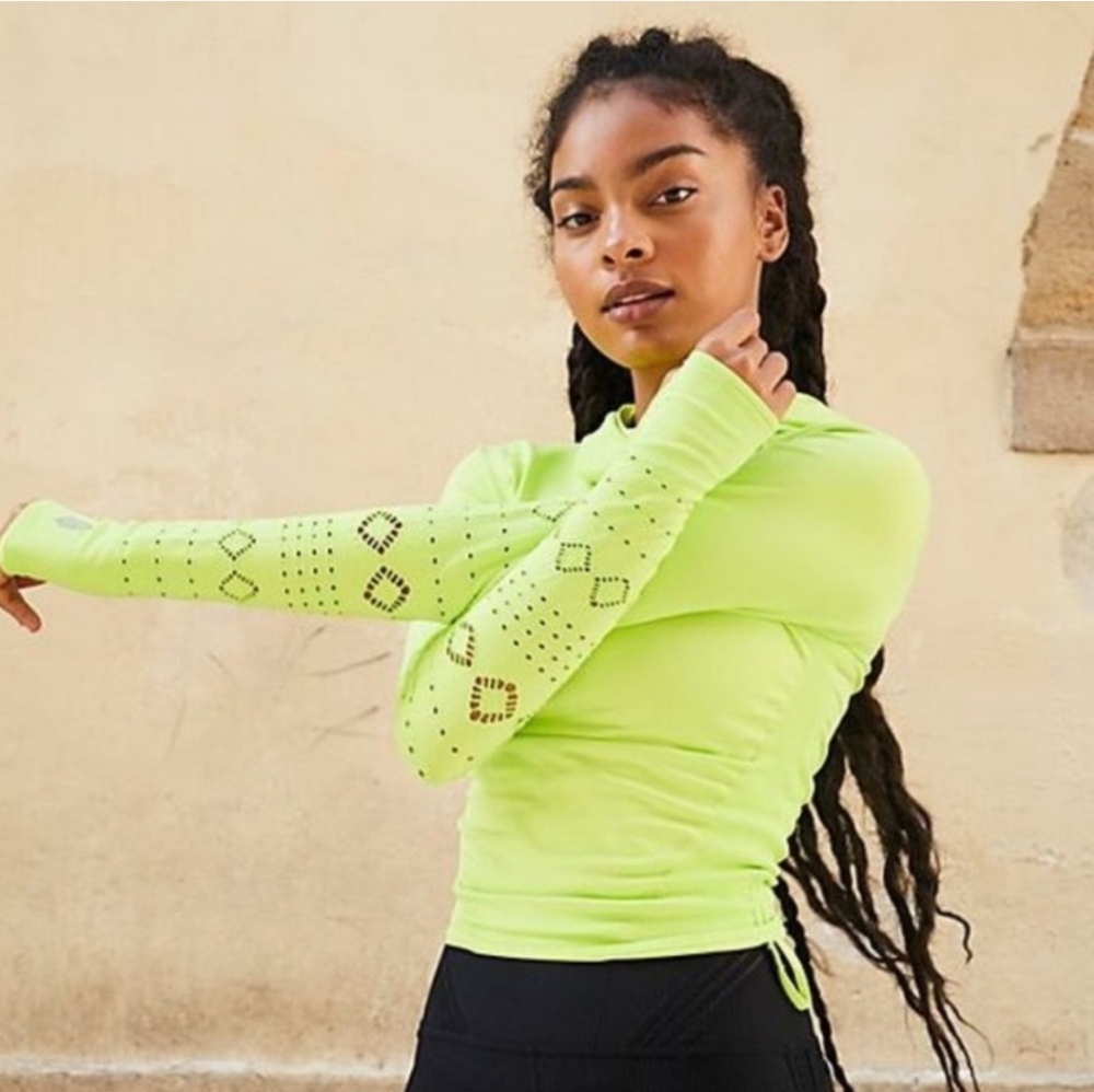 FP Movement by Free People Neon Green Sweatshirt